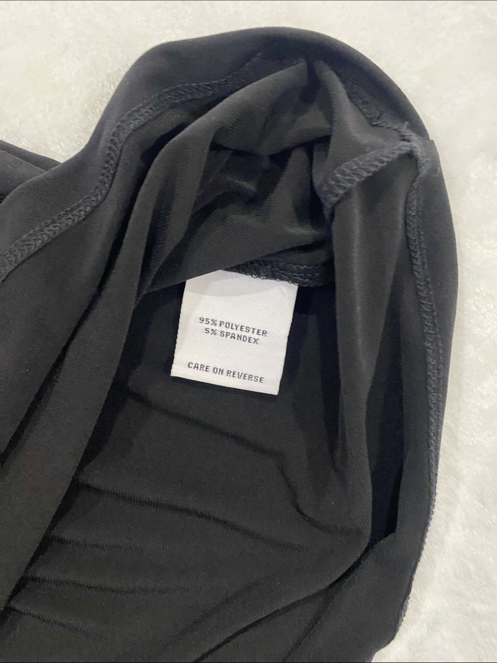 CALVIN KLEIN Black Tie-Neck Ruffle Sleeve Women's Top. Size S - Picture 8 of 10